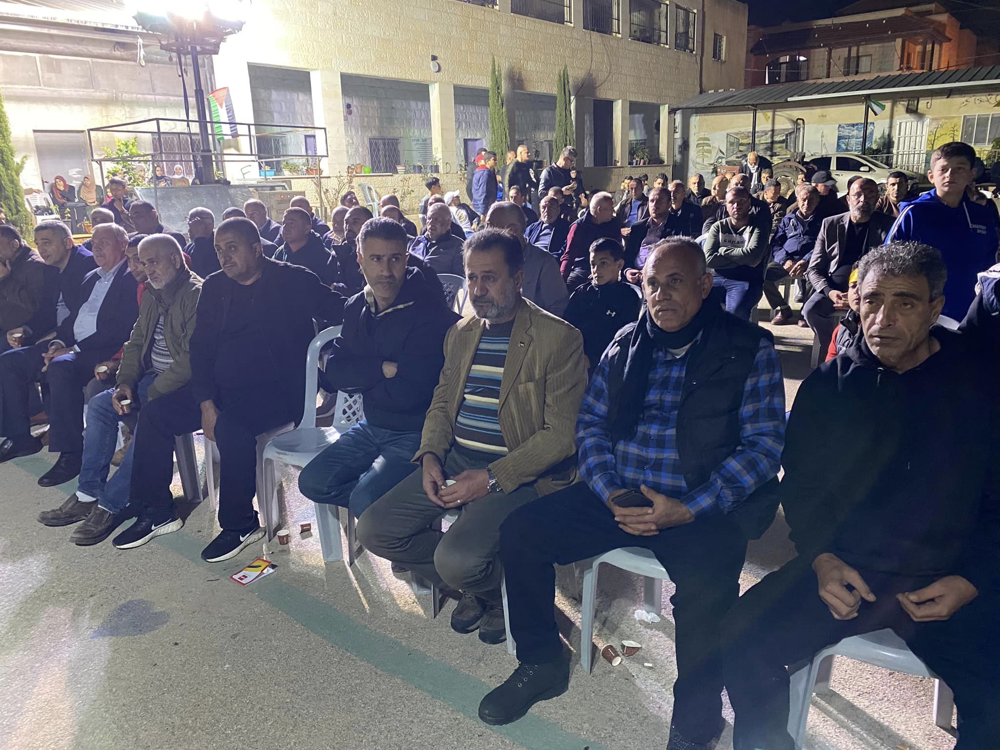 جانب من المهرجان التأبيني (تصوير ثائر أبو بكر/وفا)